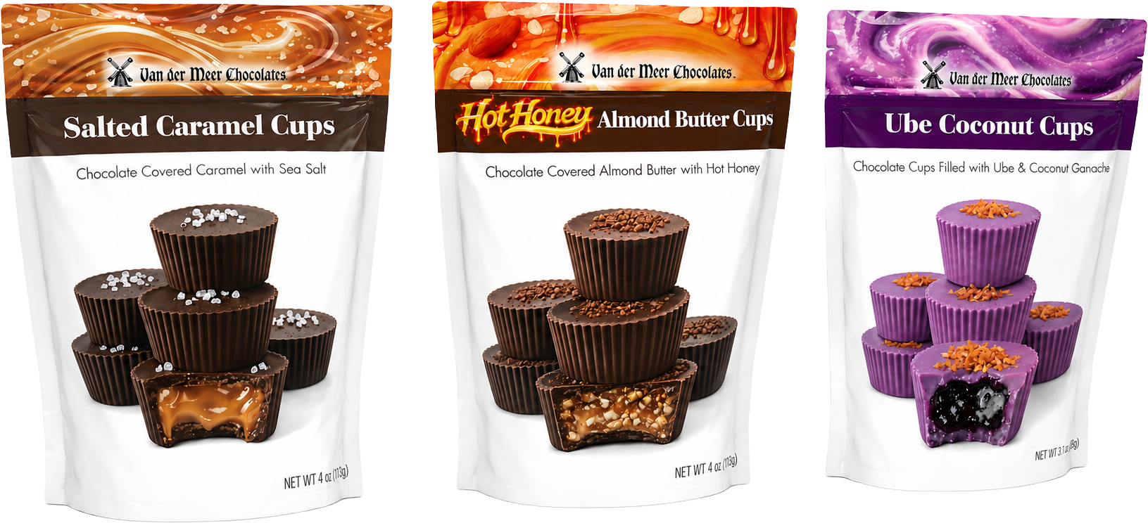 Hot Honey Almond Butter Cups